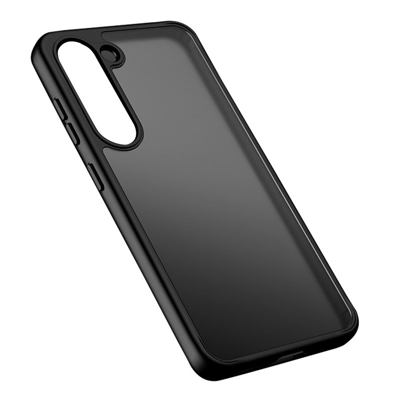 X-LEVEL TPU+PC Phone Cover for Samsung Galaxy S23 Anti-drop Airbags Matte Case - Black X-LEVEL TPU+PC Phone Cover for Samsung Galaxy S23 Anti-drop Airbags Matte Case - Black